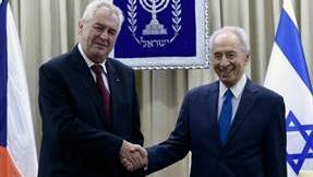 Miloš Zeman and Shimon Peres