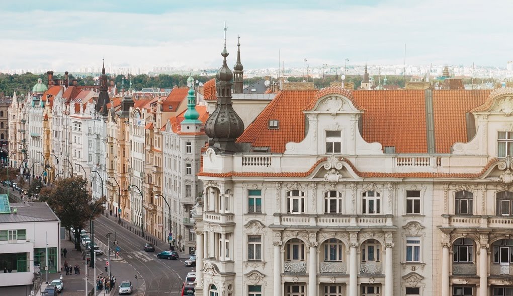 Architecture in the Old Town of Prague