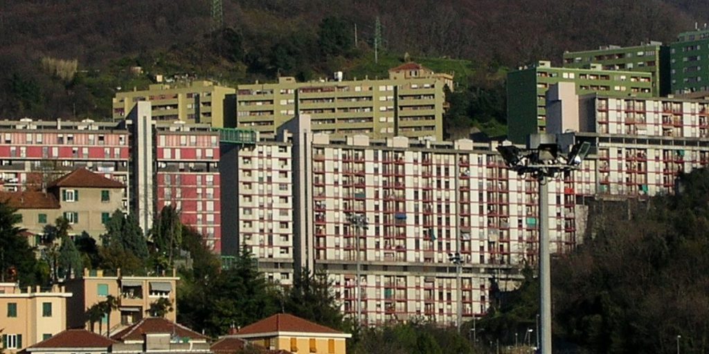 Prefab construction in Prague