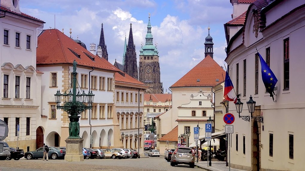 Behind Prague Castle