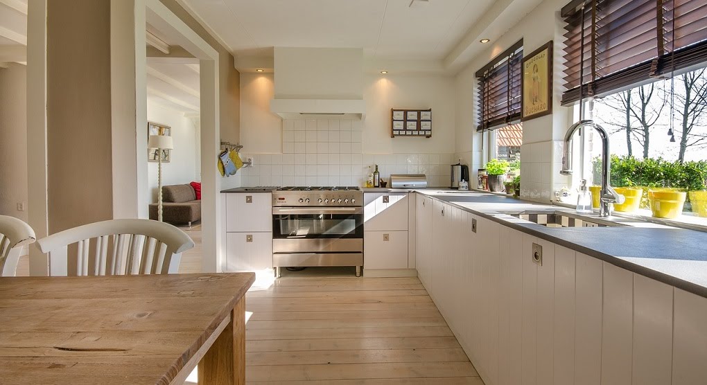 Kitchen in apartment in the Czech Republic