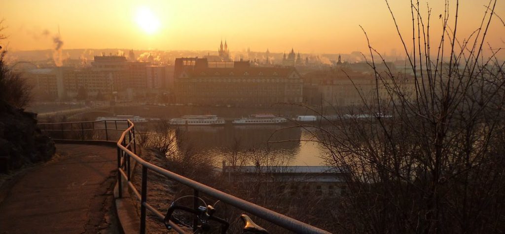 Prague in the evening