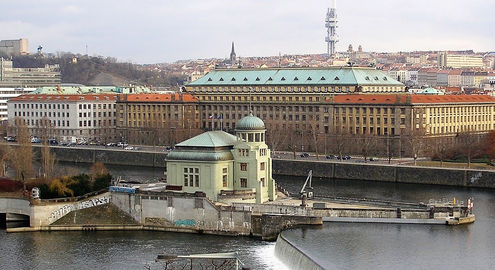Hydroelectric power station of Holšovice in Prague 7