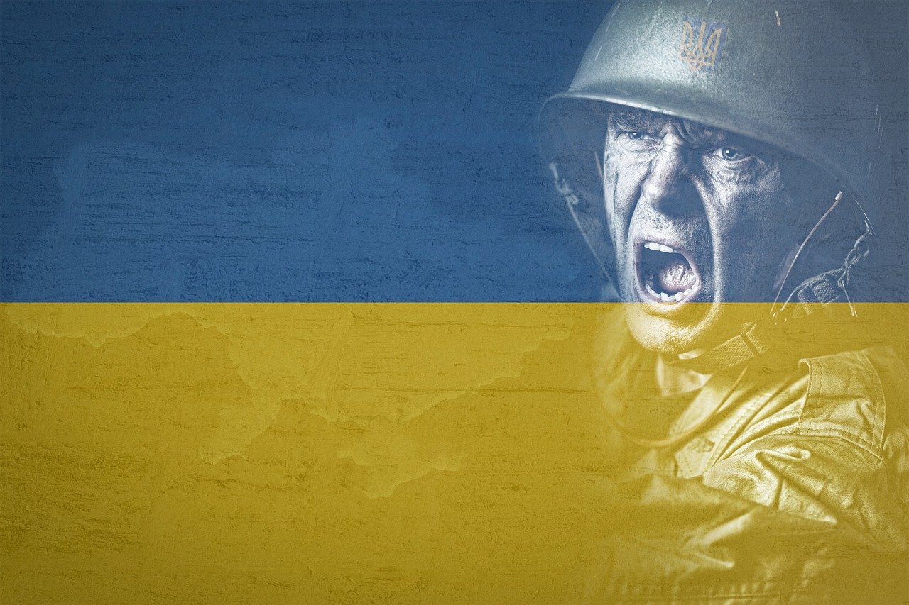 The Russian invasion of Ukraine - Flag of Ukraine