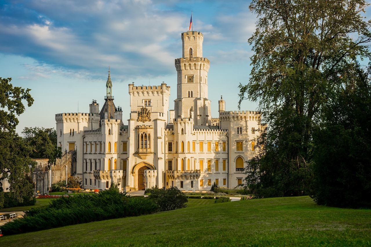 A typical castle in the Czech Republic