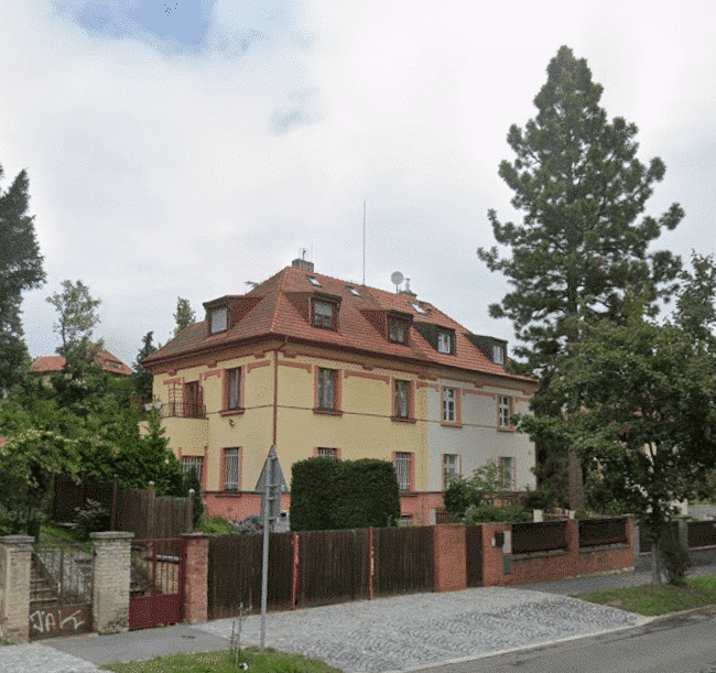 House in the Košíře neighborhood
